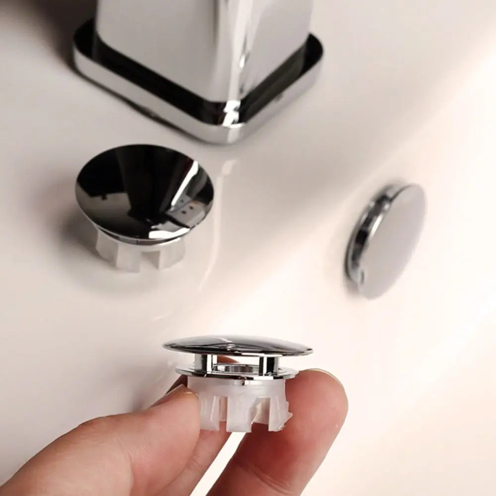 Copper Sink Overflow Cover Ring – Round Double Layer Cap Sink Overflow Cover Axl
