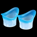 Silicone Eye Wash Cups 2 Pack – Reusable Soft Eye Bath Cup Eye Wash Cup Axl Blue