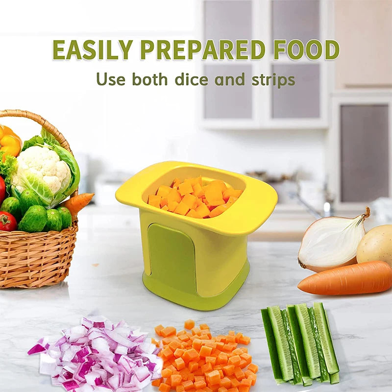 2-in-1 Vegetable Chopper & Dicer – Potato, Onion, Carrot Vegetable Chopper Axl
