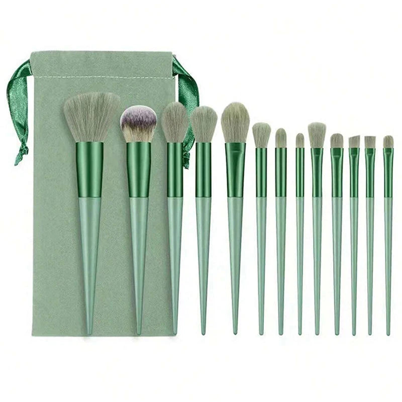 13-Piece Makeup Brush Set – Eyeshadow, Foundation & Blush Kit Makeup Brush Set Axl
