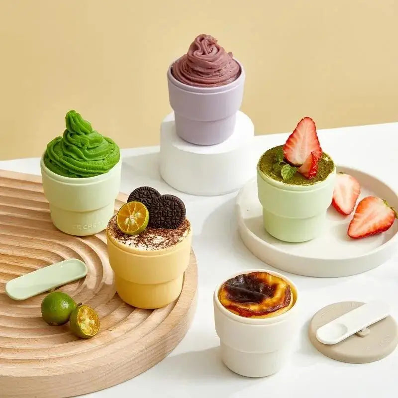 DIY Popsicle & Ice Cream Silicone Mold – Ice Cube Cup Maker Ice Cream Mold Axl