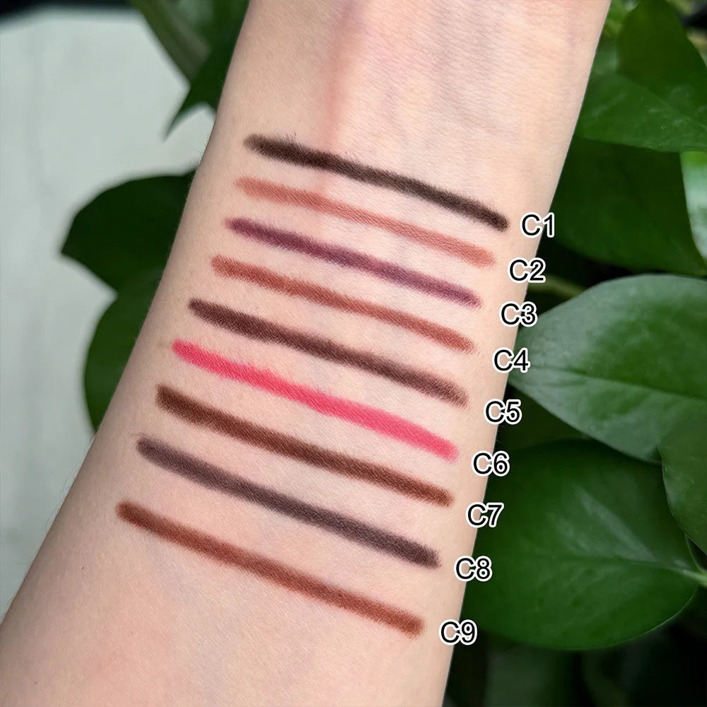 9-Color Waterproof Matte Lip Liner – Vegan Long-Lasting Matte Lip Liner Axl