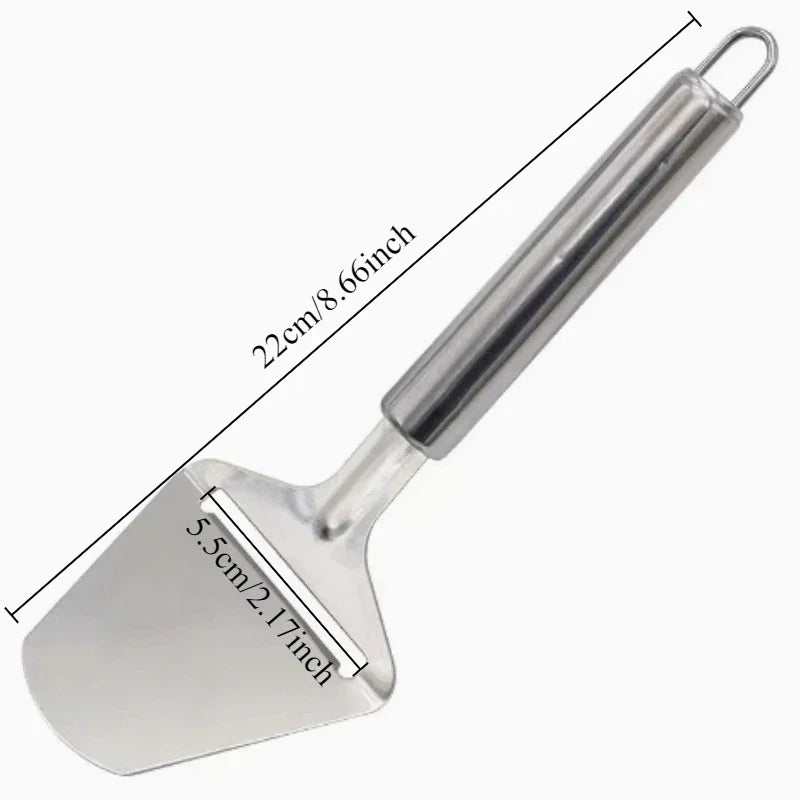 Non-Stick Flat Cheese Slicer & Butter Cutter – Cake Shovel Cheese Slicer Tool Axl