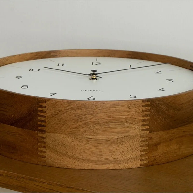 Double-Sided Silent Wall Clock – Modern Minimalist Luxury Décor Wall Clock Axl