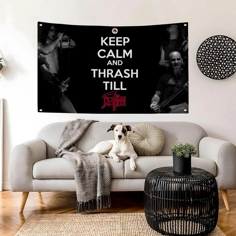 Overkill Band Flag – Wall Banner for Bedroom & Concert Music Band Flag Axl