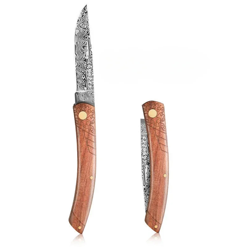 PLYS Damascus Folding Pocket Knife – Sharp Stainless Steel Folding Pocket Knife Axl black