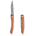 PLYS Damascus Folding Pocket Knife – Sharp Stainless Steel Folding Pocket Knife Axl black