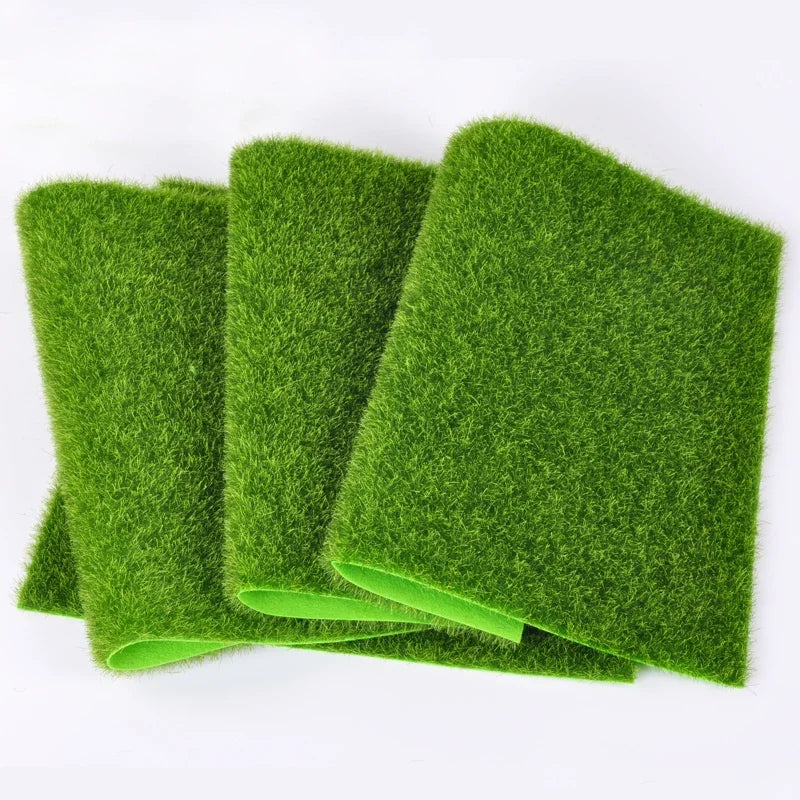 Artificial Moss Grass Mat – DIY Micro Landscape Flocked Turf Artificial Moss Mat Axl