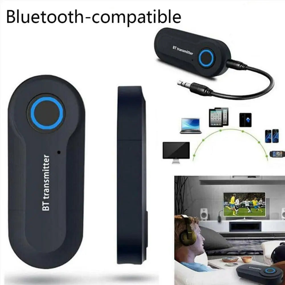 USB Bluetooth Transmitter – 3.5mm Audio Adapter for TV & PC Bluetooth Audio Transmitter Axl