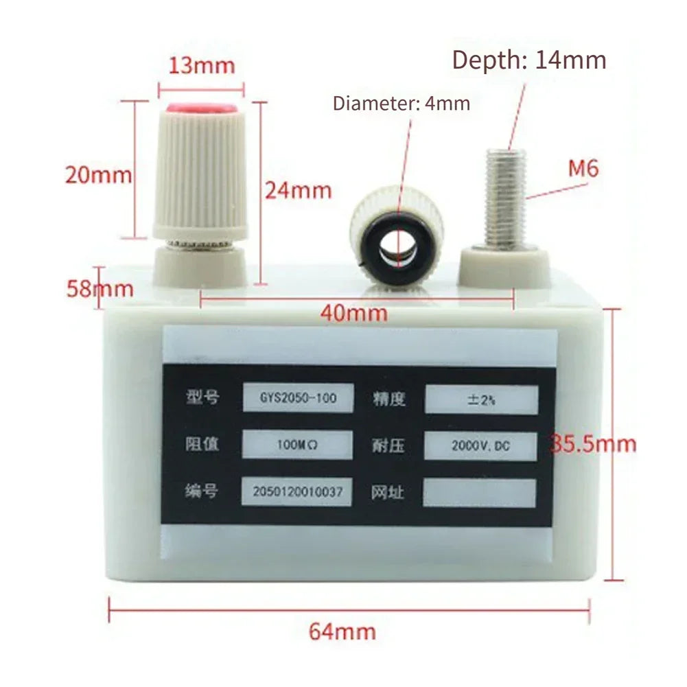 2000VDC Industrial DC Resistance Box – Variable Resistor Tool Variable Resistance Box Axl