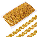 Crimson Wave Sequin Ribbon 17mm Paillette Trim – 12 Yards Sequin Trim Ribbon Axl AECH04-17815