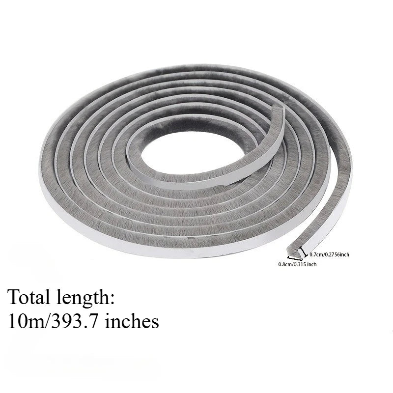 Self-Adhesive Windproof Sealing Strip – Doors, Windows & Cabinets Weather Stripping Seal Axl 10m-393.7008 inch
