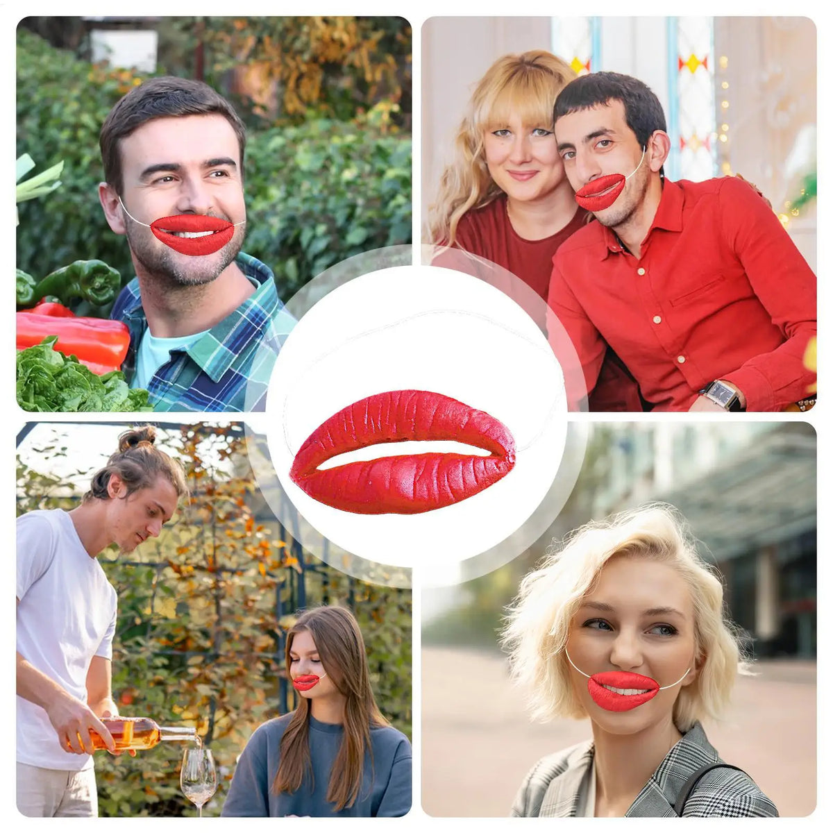 Funny Big Lip Props – Party Prank & Costume Accessory Novelty Party Prop Axl