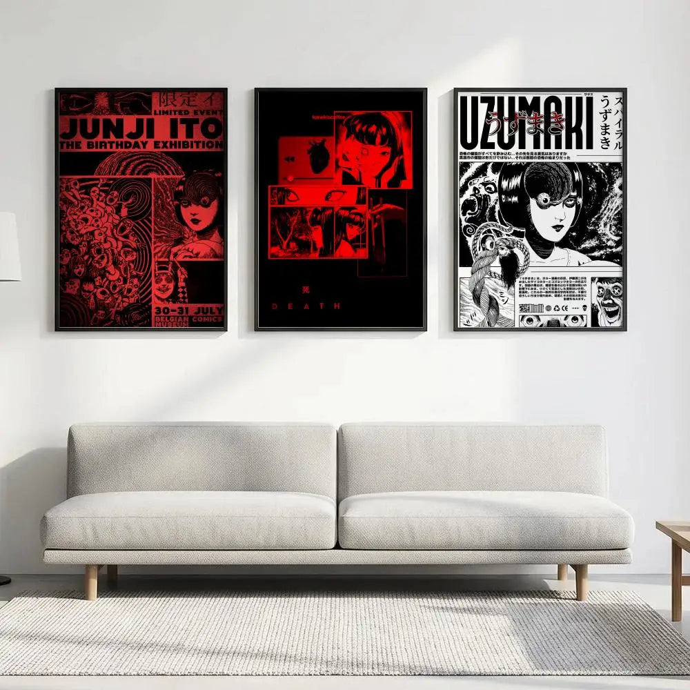 Anime Tomie Poster – HD Waterproof Sticky Wall Art Decor Wall Art Poster Axl