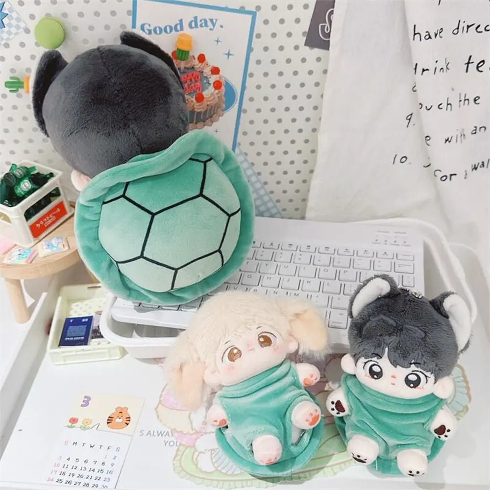 Mini Cartoon Turtle Pajamas – 10cm/20cm Cotton Doll Outfit Doll Clothes Axl