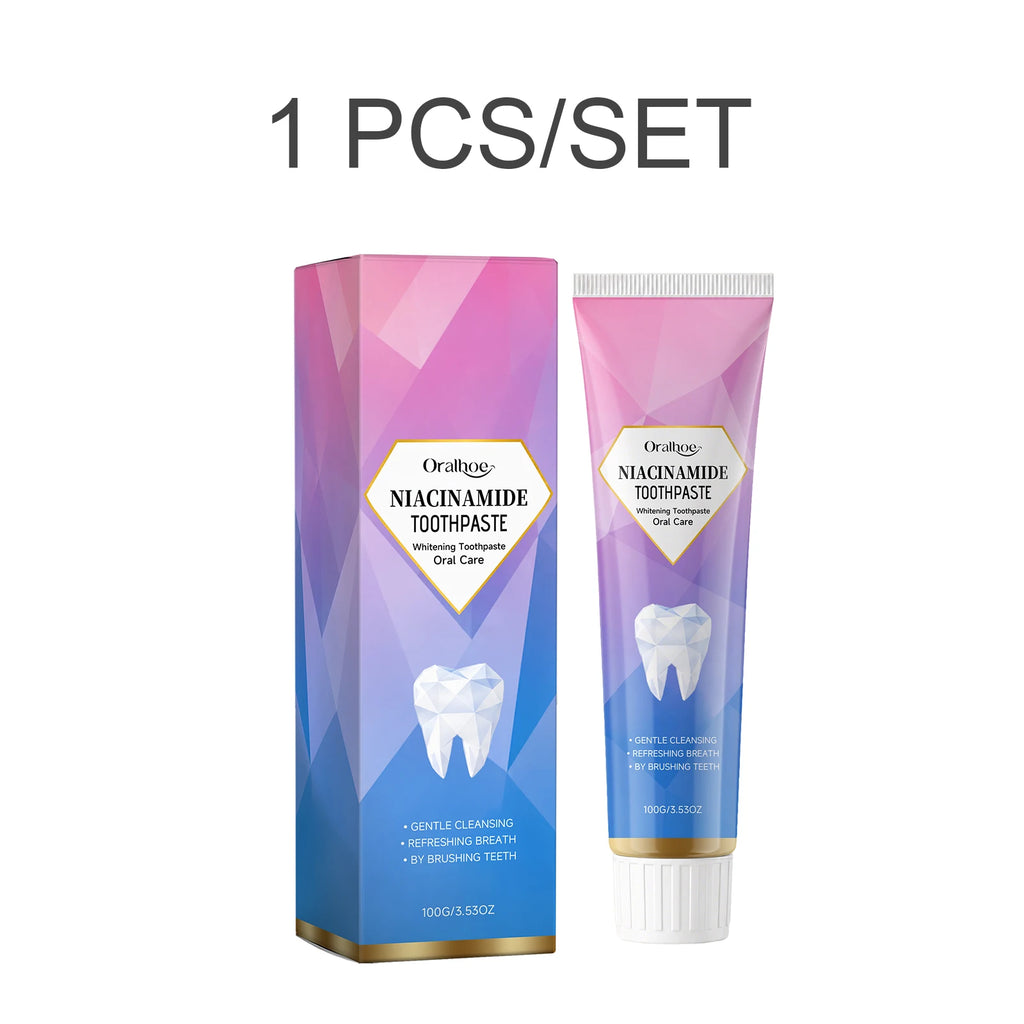 Niacinamide & Hydroxyapatite Brightening Toothpaste 100g Brightening Toothpaste Axl 1 PCS