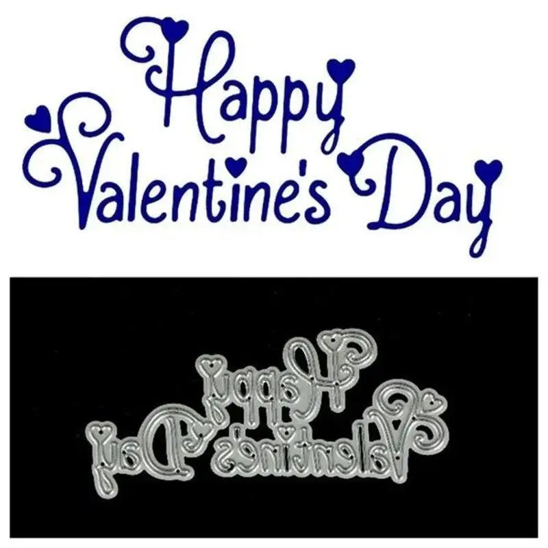 Valentine's Day Metal Cutting Dies – Card Stencil Scrapbooking Metal Cutting Die Axl