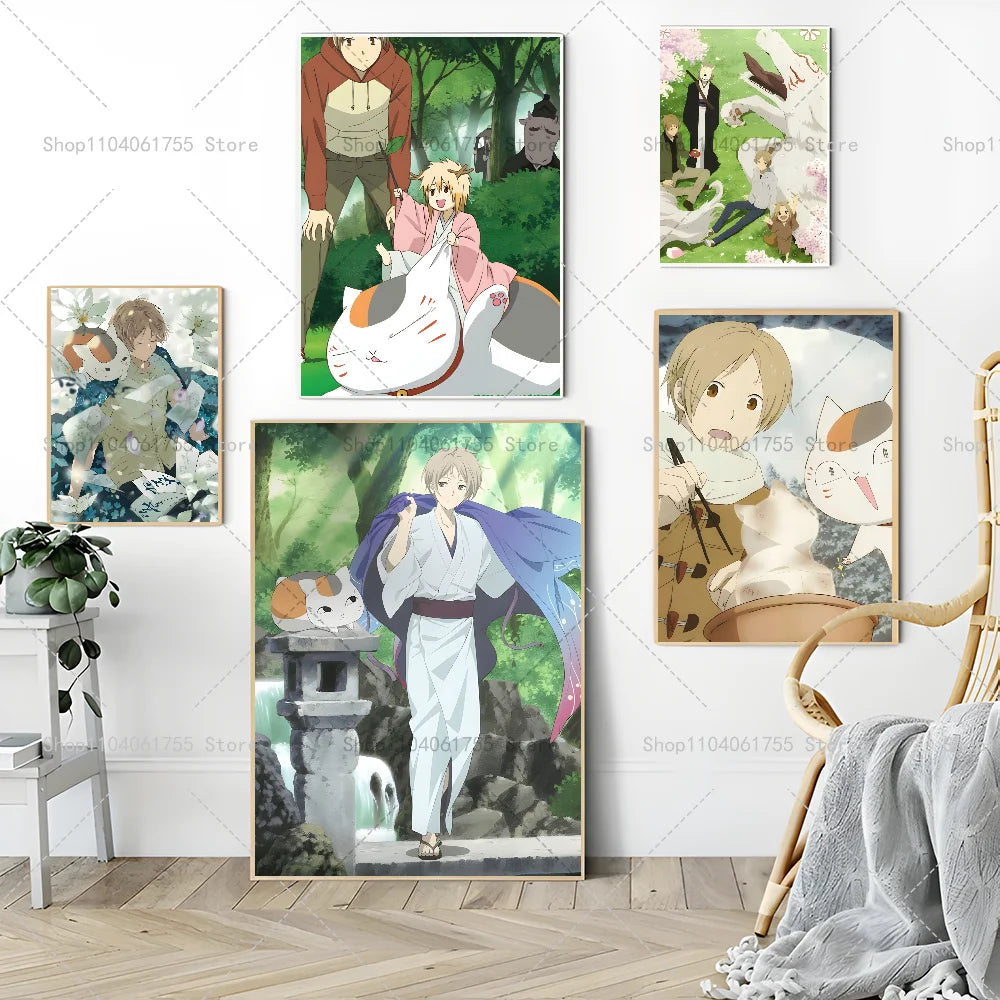 Natsume's Book of Friends Anime Poster | Waterproof Wall Sticker Anime Wall Poster Axl