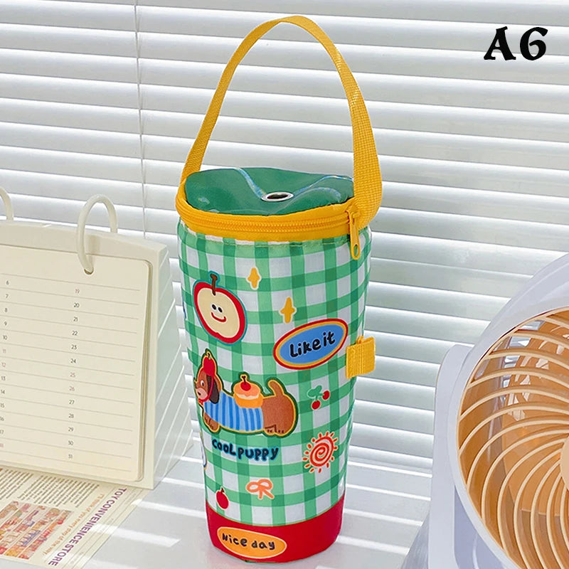 Insulated Cup Carrier Tote Bag – Oxford Cloth Tumbler Sleeve Insulated Cup Tote Bag Axl A6