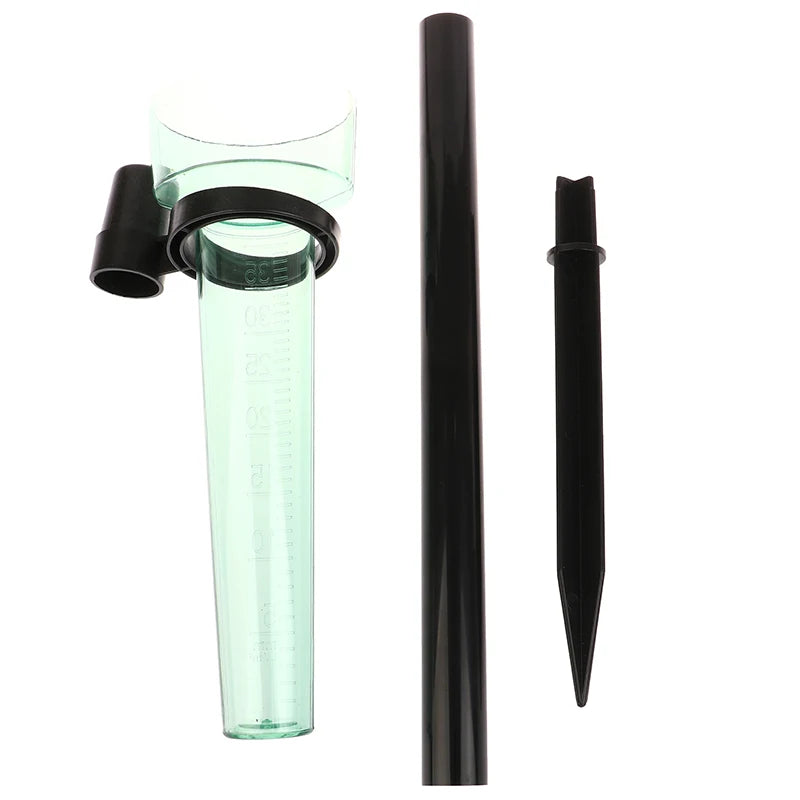 Portable Plastic Rain Gauge – Outdoor Garden Rain Meter Garden Rain Gauge Axl