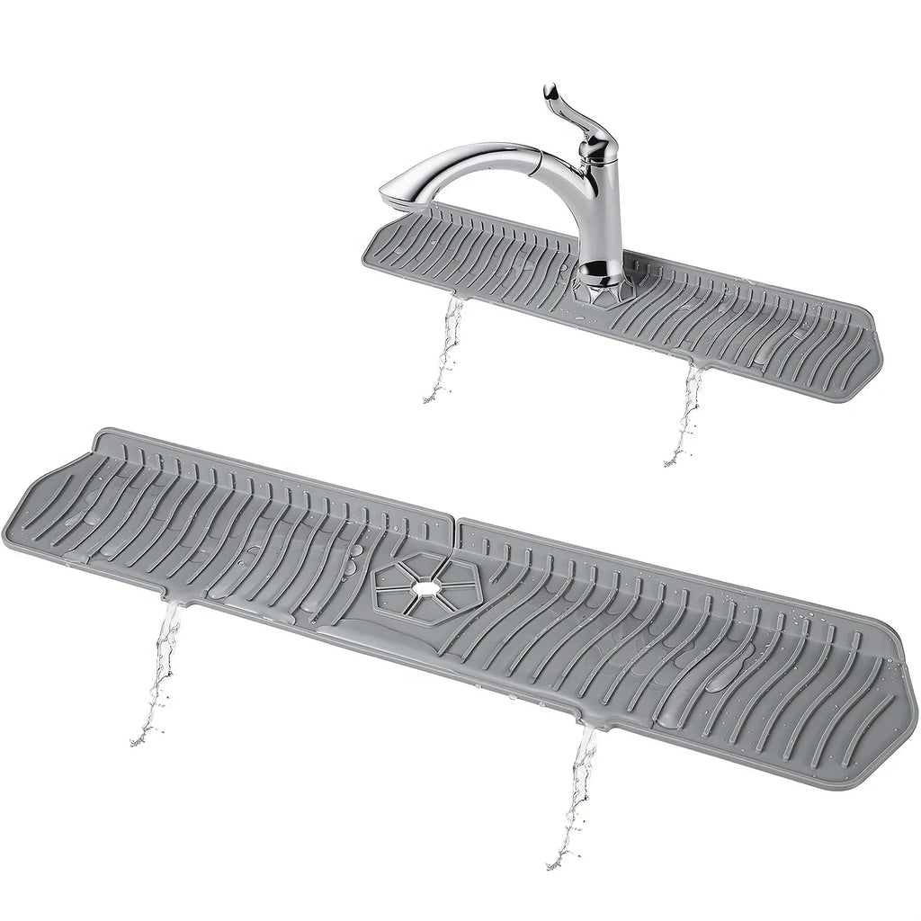 Silicone Sink Faucet Mat – Splash Guard & Countertop Protector Sink Faucet Mat Axl