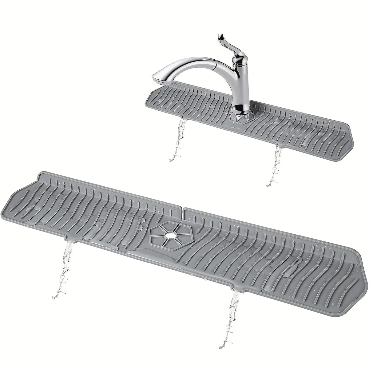 Silicone Sink Faucet Mat – Splash Guard & Countertop Protector Sink Faucet Mat Axl