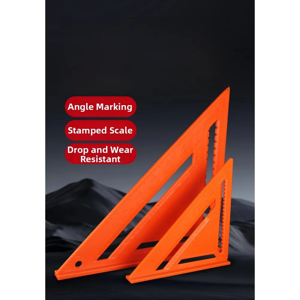Triangle Ruler 7" & 12" – Woodworking Angle Measuring Tool Woodworking Measuring Ruler Axl