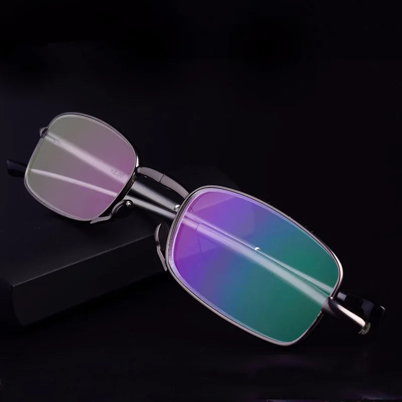 Ultra Thin Folding Reading Glasses – Telescopic Arms Men Women Reading Glasses Axl