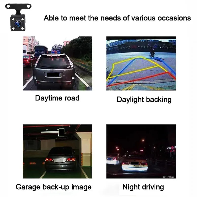 HD Night Vision Rear View Camera – 4 LED Waterproof Reversing Reversing Parking Camera Axl