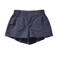 Women's Y2K Cargo Shorts – Low Waist Zipper Pockets Streetwear Women's Cargo Shorts Axl navy blue XL