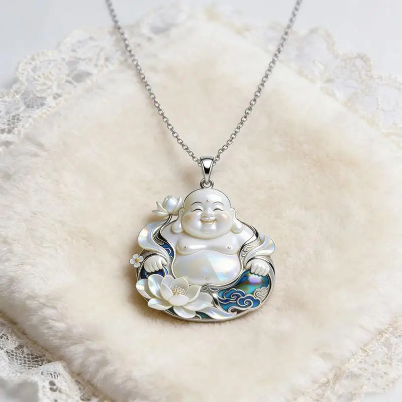 Nine-Tailed Fox Enamel Pendant Necklace | Chinese Mythology Enamel Pendant Necklace Axl A1