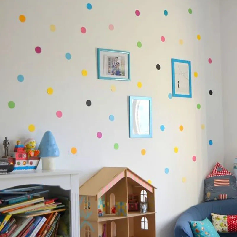29 Pcs Baby Wall Decals – Colorful Dot Nursery Stickers Nursery Wall Decals Axl