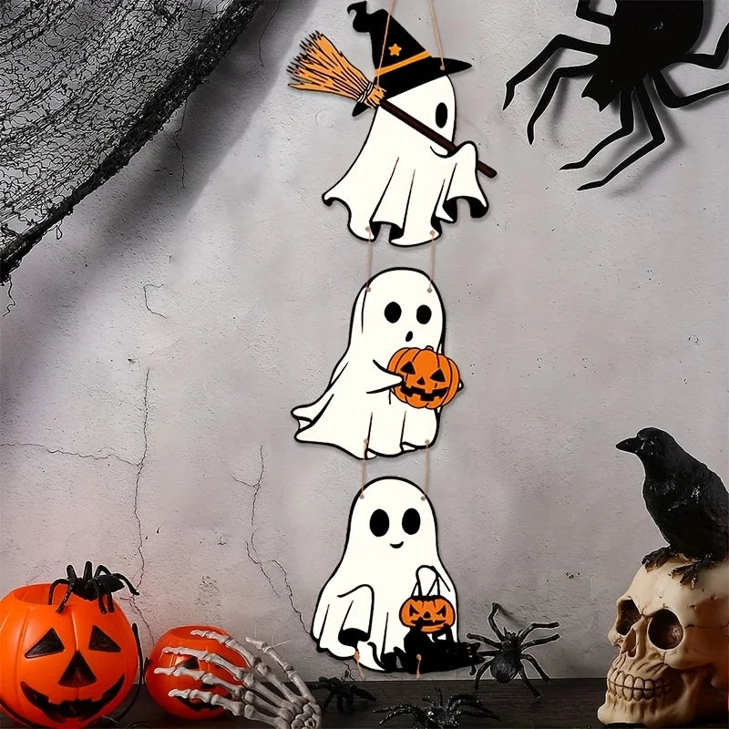 Halloween Pumpkin Ghost Door Hanging Pendant Decoration Halloween Door Hanging Axl