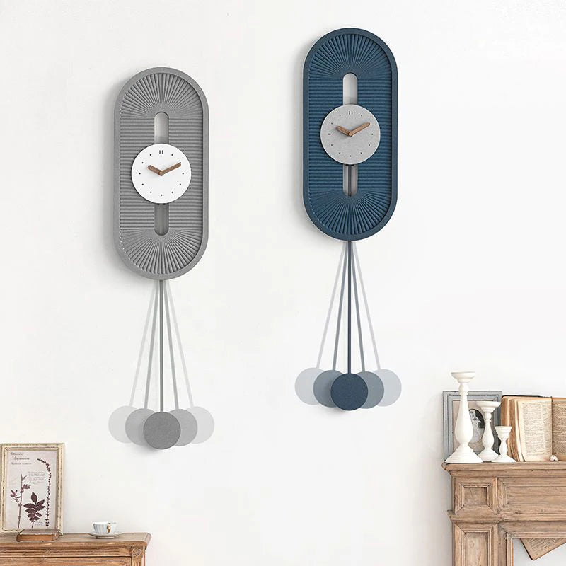 Nordic Minimalist Large Wall Clock – Modern Geometric Decor Wall Clock Axl