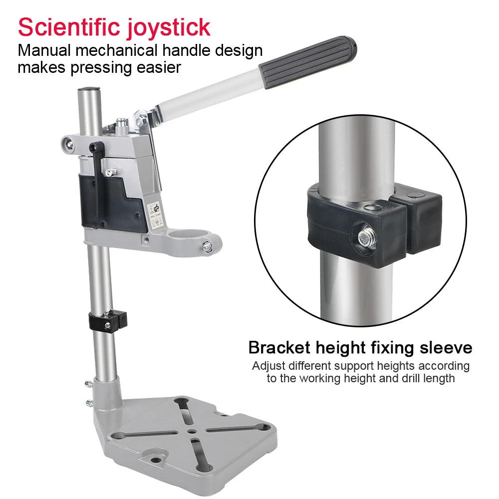 NICEYARD 400mm Bench Drill Press Stand – Aluminum Drill Bracket Drill Press Stand Axl
