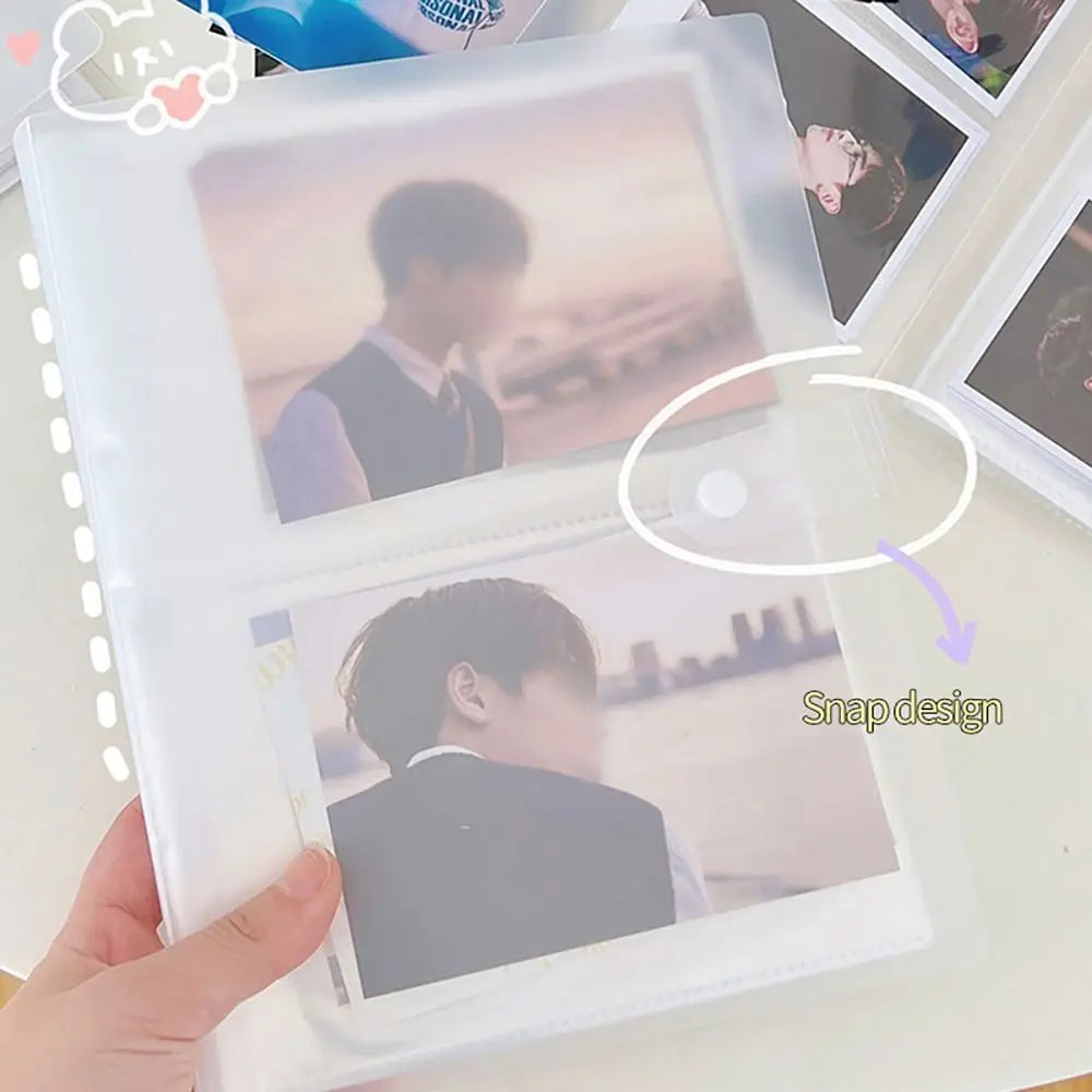 Photo Card Album 80/160 Slots – PVC Photocard Holder 3–7 Inch Photo Card Album Axl