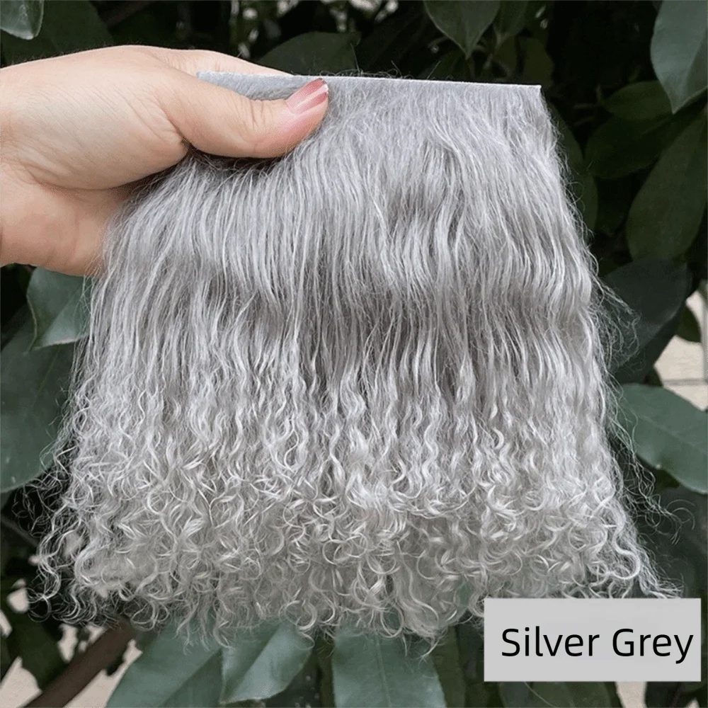 Curly Mohair Hair Wefts for BJD OB11 Blythe & Reborn Dolls