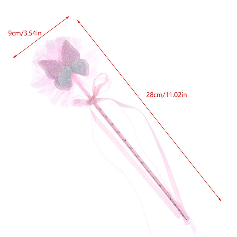 Butterfly Magic Fairy Wand – Glowing Princess Cosplay Toy Princess Fairy Wand Axl