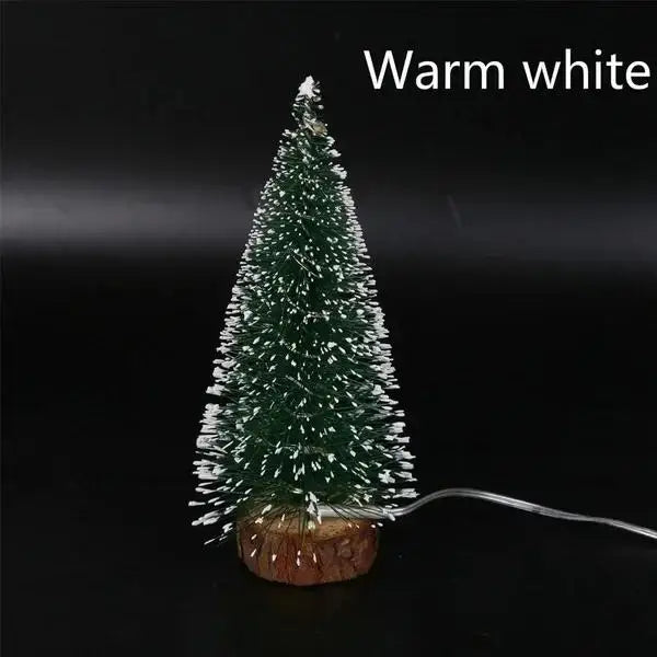 Mini LED Artificial Christmas Tree – Desktop Decor 15–30cm Mini Christmas Tree Axl 15cm warm white