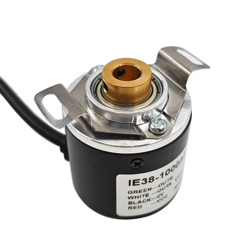 IE38 Hollow Shaft Incremental Rotary Encoder 12-24V 100-1000PPR Rotary Encoder Sensor Axl