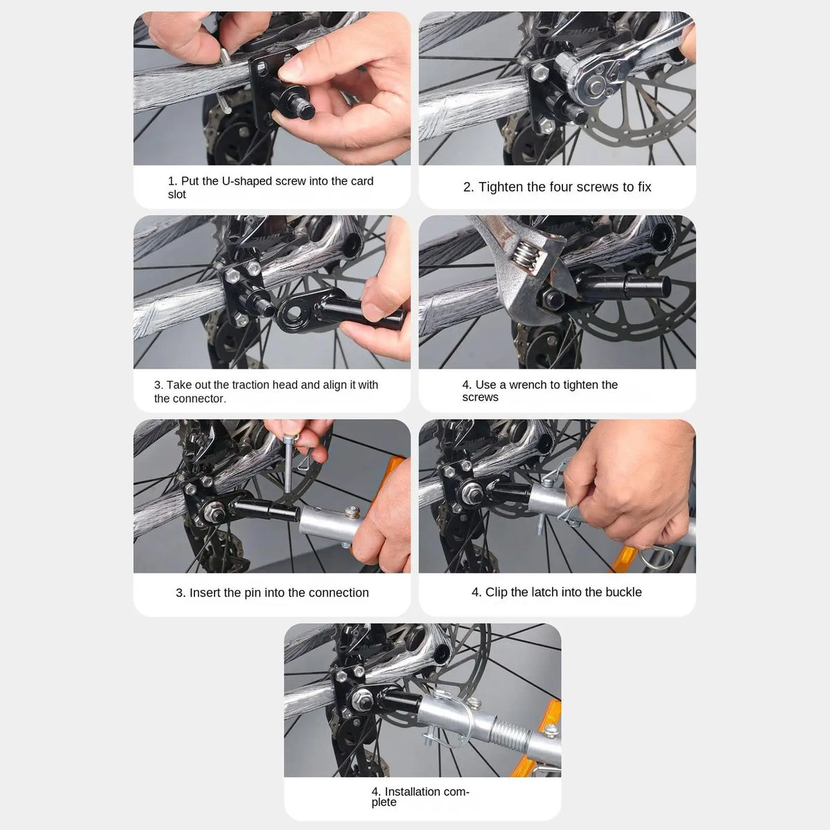 Aluminum Bike Trailer Hitch Coupler – Universal Towing Attachment Bike Trailer Hitch Axl
