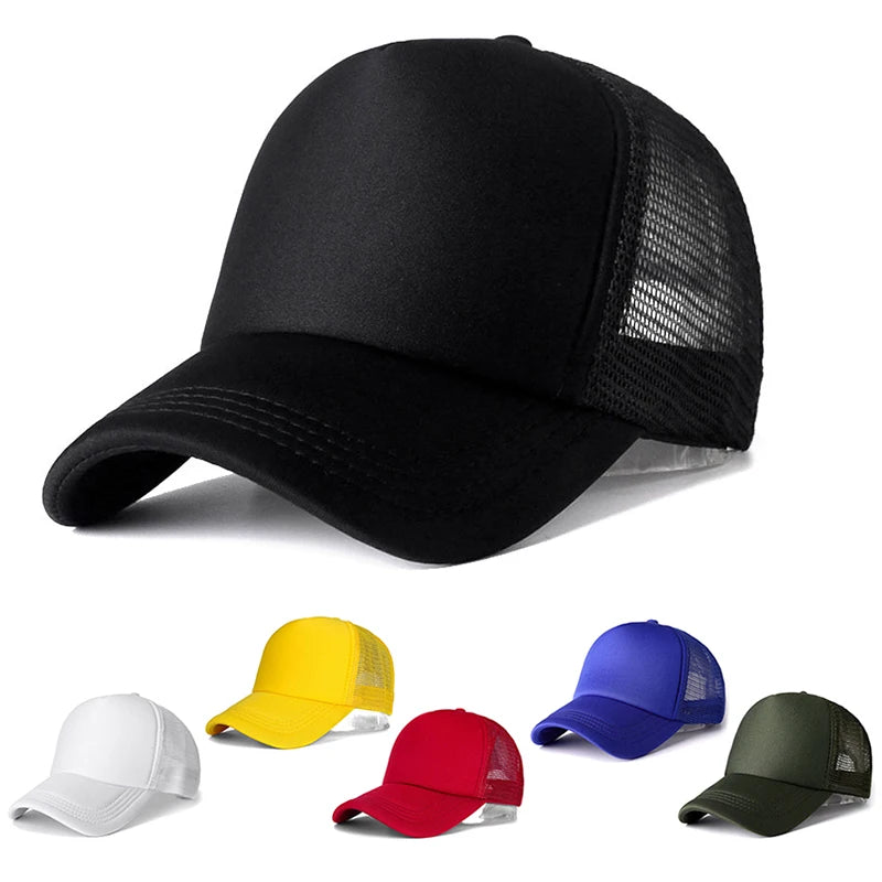 Unisex Mesh Baseball Cap – Adjustable Snapback Trucker Dad Hat Mesh Baseball Cap Axl