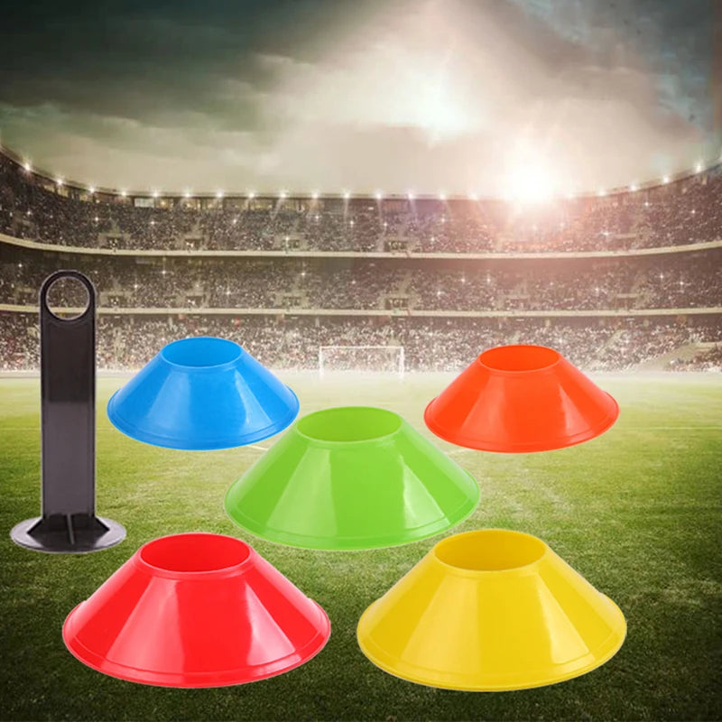 10-Pack Disc Cones – Kids & Pro Agility Sport Training Set Sport Training Cones Axl