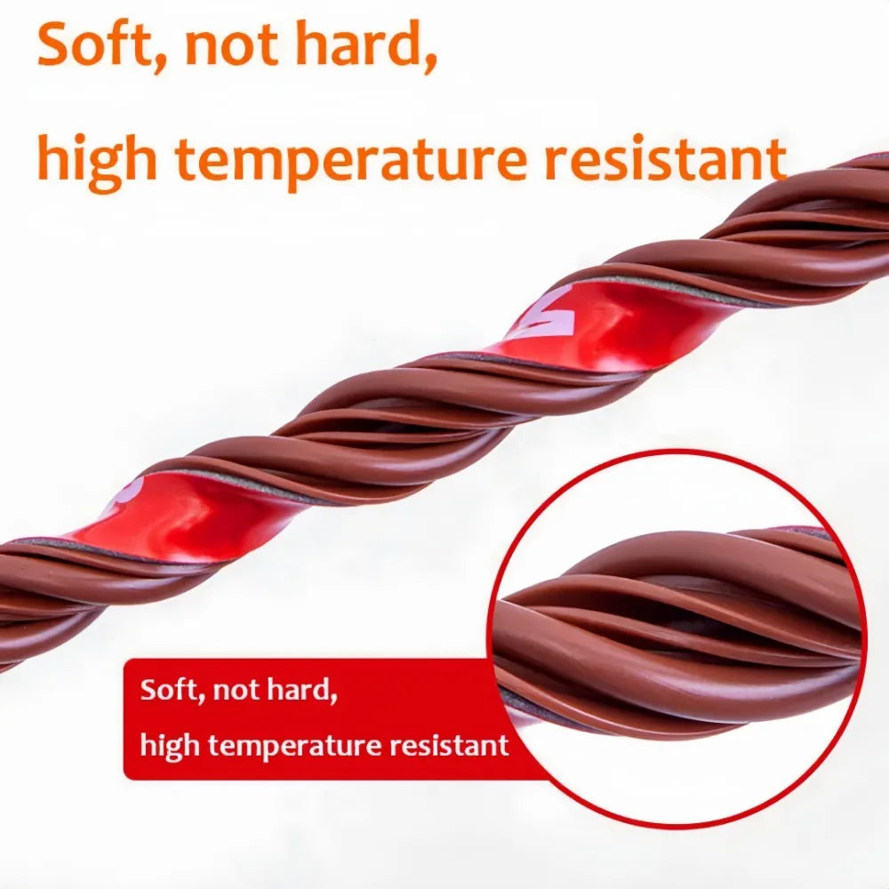 Self-Adhesive I-Shape Door & Window Sealing Strip 2/6/10M Door Weather Seal Axl