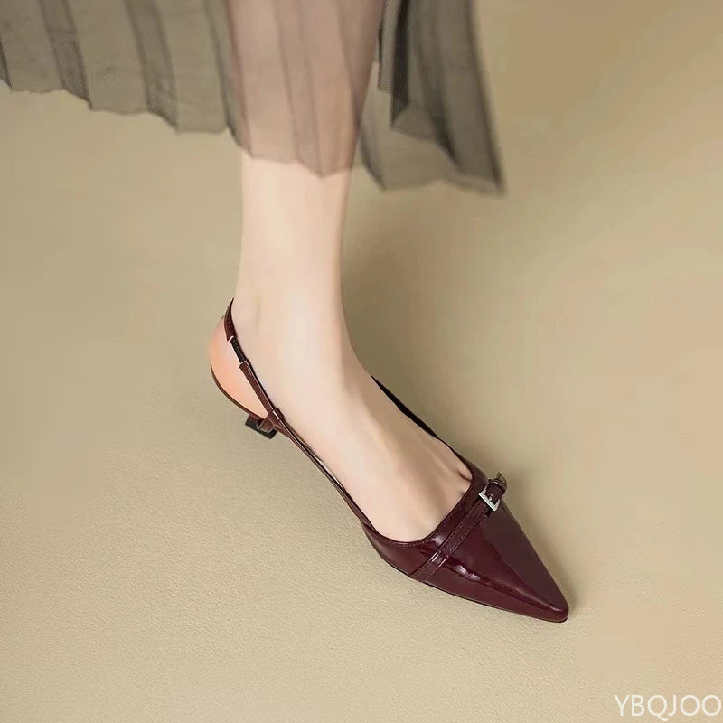 Women's Pointed Toe Stiletto Sandals – Retro Fairy Style Heels Women's Heeled Sandals Axl