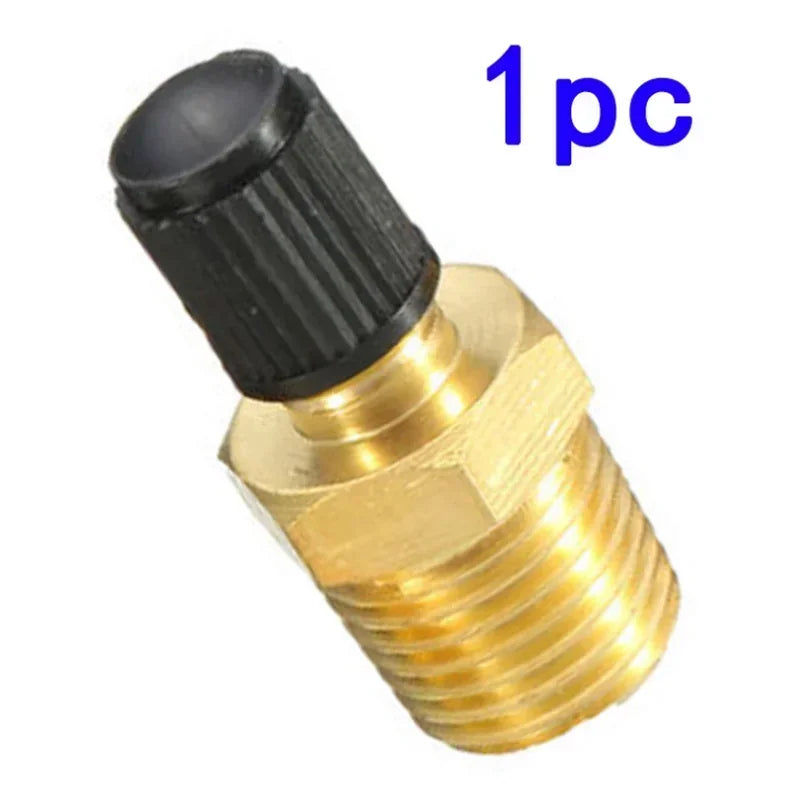 Solid Brass Tank Fill Valve 1/4" NPT Air Compressor – 4 Pack Compressor Tank Valve Axl 1Pc China Mainland