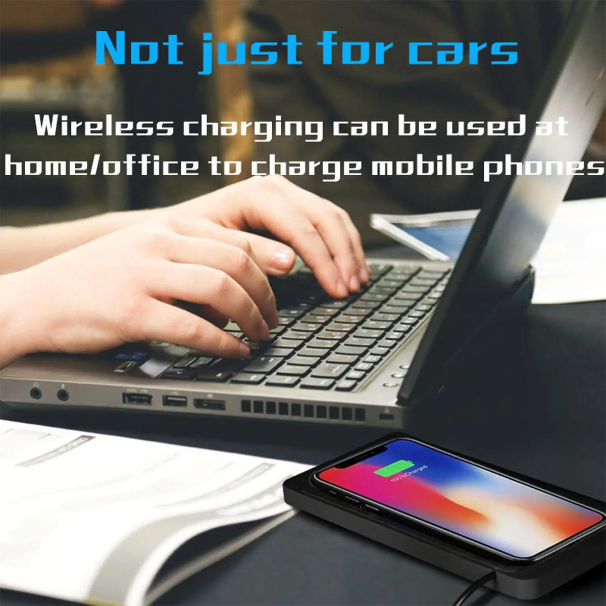 Wireless Car Charging Pad – Auto-Sensing Non-Slip Mat 20W Wireless Car Charger Axl