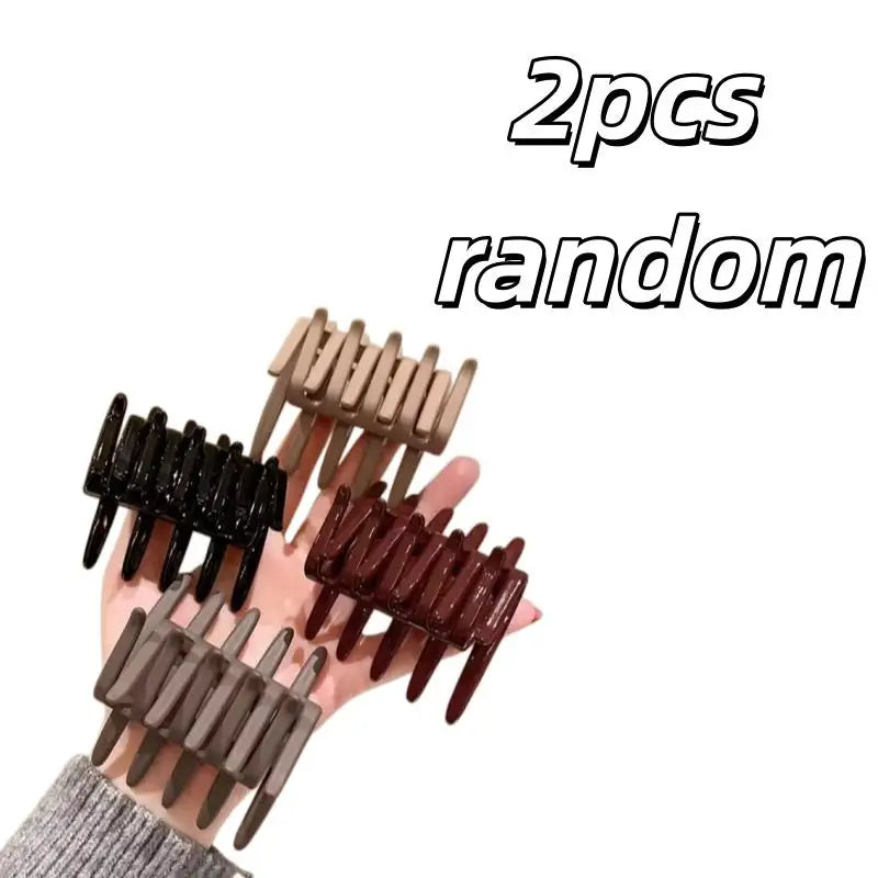 Women's Minimalist Hair Fork Comb Clip – Elegant Barrette 1-2 Pcs Hair Clip Barrette Axl 2pcs random