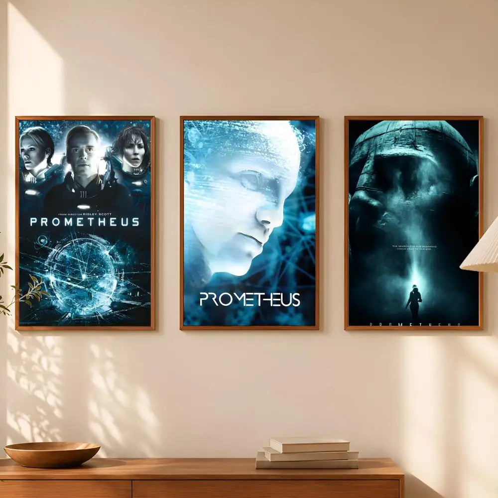 Prometheus Movie Poster Self-Stick HD PVC Waterproof Wall Art Wall Art Poster Axl