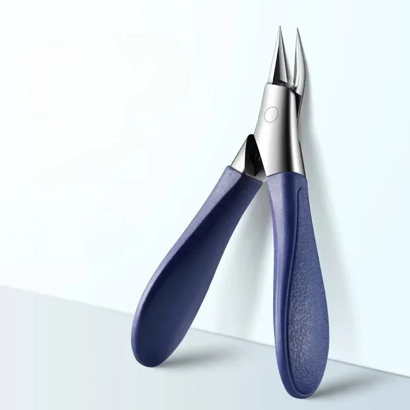 Professional Stainless Steel Nail Clippers – Anti-Splash Trimmer Nail Clippers Axl Blue